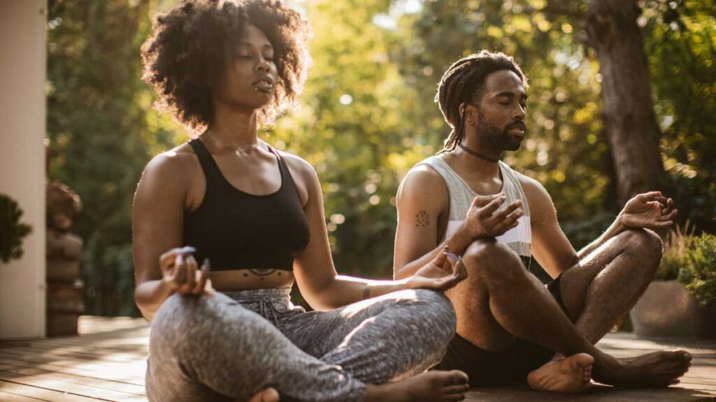 Yoga para iniciantes meditação